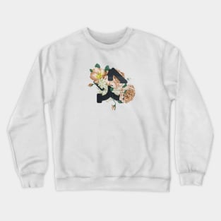 Erased floral symbol Crewneck Sweatshirt